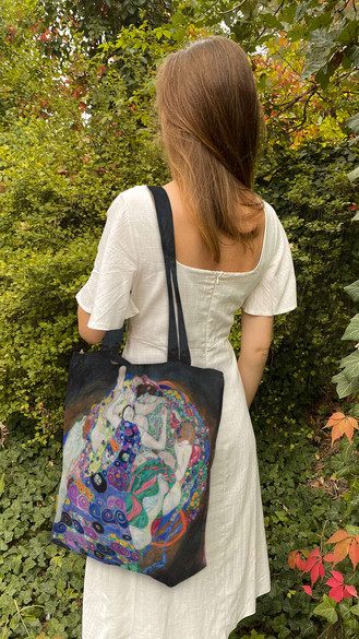 Torba na ramię shopper Dziewica Gustav Klimt