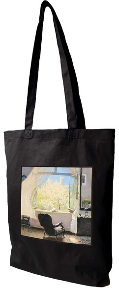 Torba z naszywką Wnętrze pracowni artysty Leon Wyczółkowski