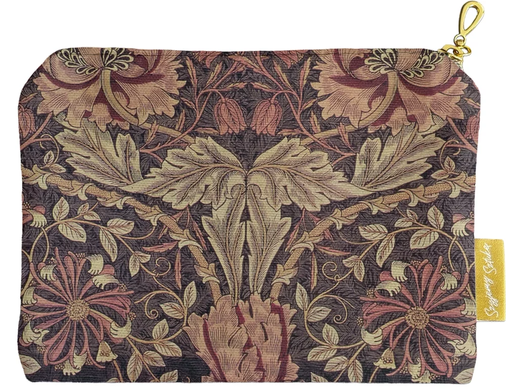 Kosmetyczka mini Tkanina z wiciokrzewem William Morris