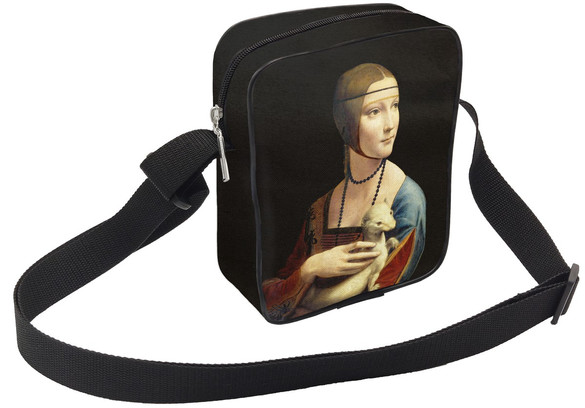Torba Listonoszka Dama z gronostajem Leonardo da Vinci