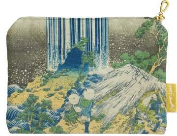 Kosmetyczka mini Wodospady Yoro w prowincji Mino Katsushika Hokusai