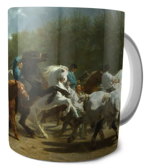 Kubek Targ koni Rosa Bonheur