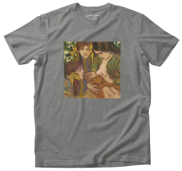 Koszulka z naszywką Macierzyństwo Stanisław Wyspiański