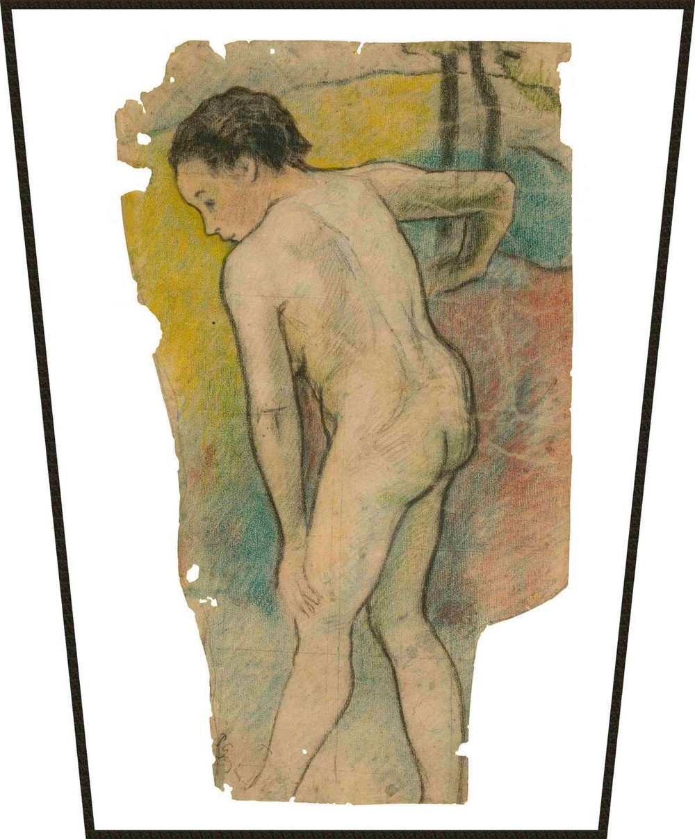 Ekran Breton Kąpiący się Paul Gauguin