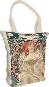 Torba na ramię shopper Rozmarzenie Alfons Mucha