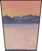 Genfersee mit Mont-Blanc im Morgenrot