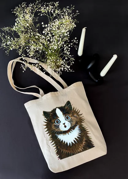 Torba bawełniana Kot w tęczy Louis Wain