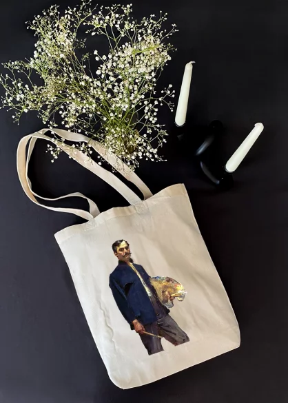 Torba bawełniana Portret własny z paletą Wojciech Kossak