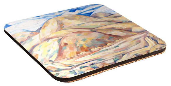 Podkładka pod kubek Krajobraz nr 3, Kopalnie gotówki, Nowy Meksyk Marsden Hartley