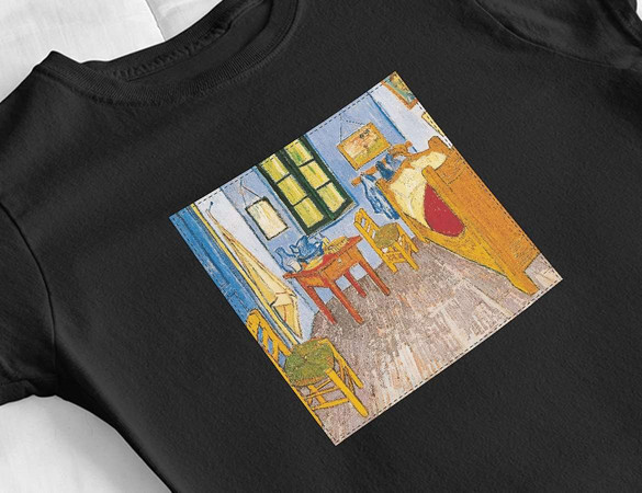 Bluzka damska z naszywką Bedroom Vincent van Gogh