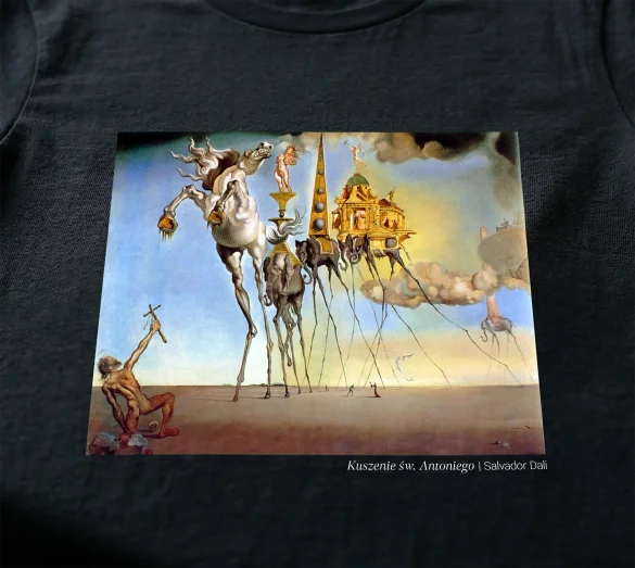 Bluzka damska Kuszenie św. Antoniego Salvador Dali
