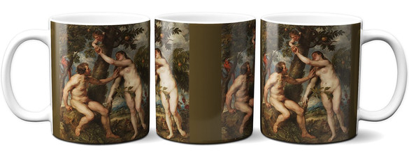 Kubek Adam i Ewa Peter Paul Rubens