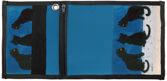 Portfel Czarne koty na śniegu Louis Wain