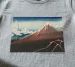 Koszulka z nadrukiem Ulewa pod szczytem Katsushika Hokusai