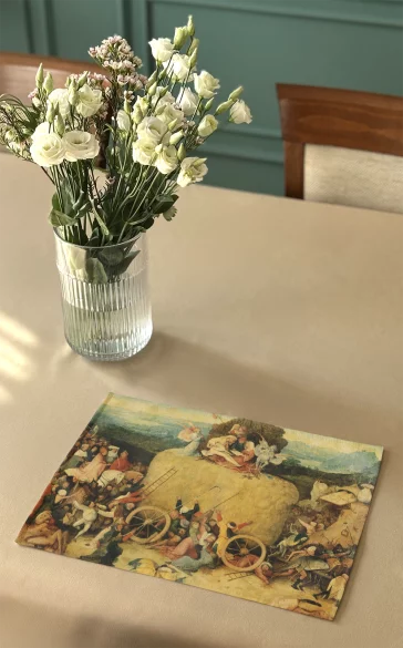 Podkładka na stół Tryptyk woźnicy Hieronim Bosch