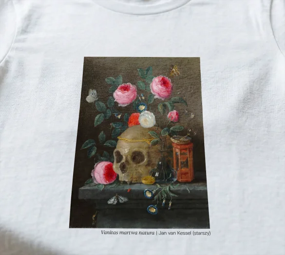 Koszulka z nadrukiem Vanitas martwa natura Jan van Kessel (starszy)
