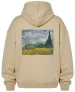 Bluza oversize Pole pszenicy z cyprysami Vincent Van Gogh