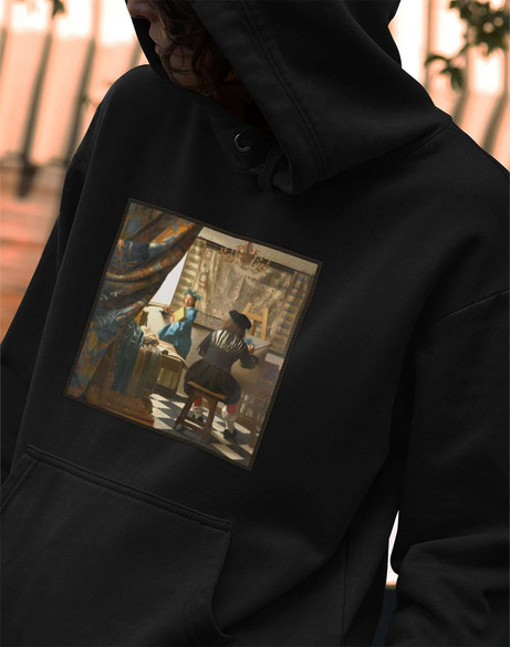 Bluza z naszywką Alegoria Malarstwa Jan Vermeer