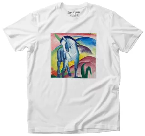 Koszulka z naszywką Niebieski koń I Franz Marc