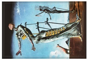 Magnes Płonąca żyrafa Salvador Dali