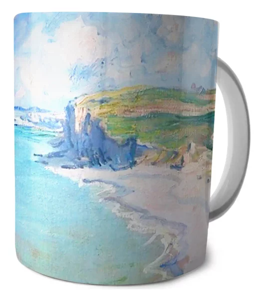 Kubek Plaża w Pourville Claude Monet