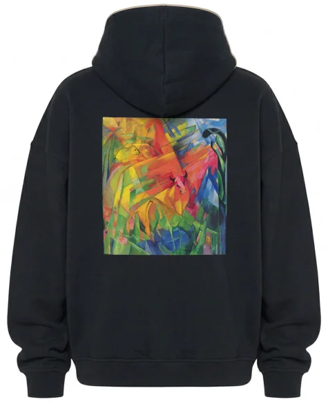 Bluza oversize Zwierzęta w krajobrazie Franz Marc