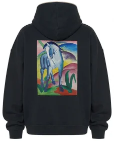 Bluza oversize Niebieski koń I Franz Marc