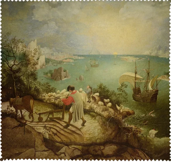 Ściereczka do okularów Pejzaż z upadkiem Ikara Pieter Bruegel starszy