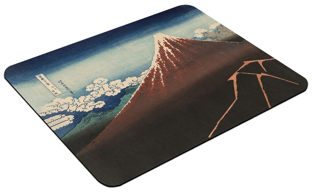 Podkładka Ulewa pod szczytem Katsushika Hokusai 60x40cm