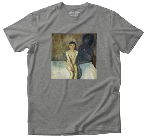 Koszulka z naszywką Puberty (Dojrzewanie) Edvard Munch