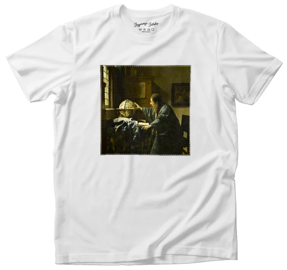 Koszulka z naszywką Astronom Jan Vermeer