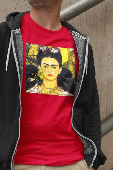 Koszulka z naszywką Frida Kahlo