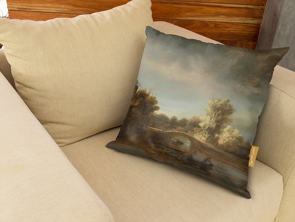 Poduszka Kamienny most Rembrandt