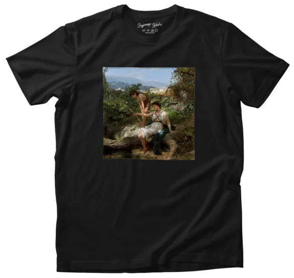 Koszulka z naszywką Rzymska sielanka (Łowienie ryb) Henryk Siemiradzki