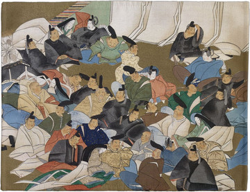 Podkładka na stół 36 poetów Ogata Korin