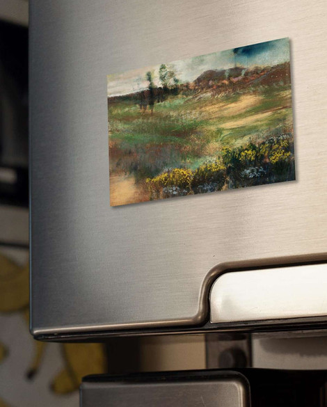 Magnes Krajobraz z kominami Edgar Degas