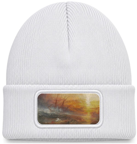 Czapka zimowa Statek niewolniczy William Turner – biała