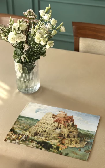 Podkładka na stół Wieża Babel Pieter Bruegel starszy