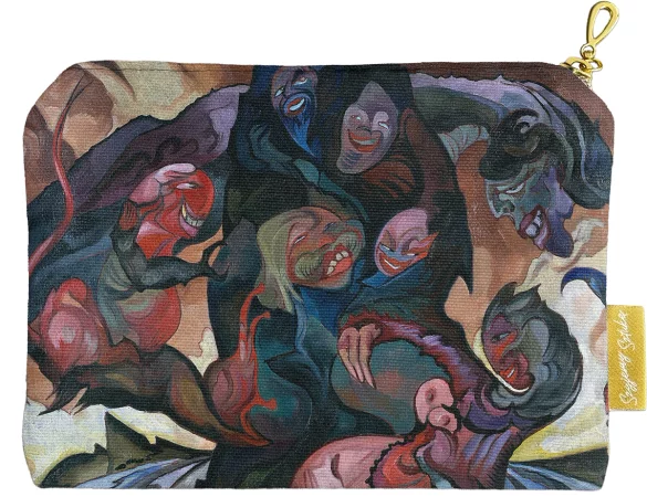 Kosmetyczka mini Kompozycja fantastyczna, Wizja z maskami Witkacy