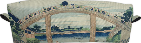 Piórnik Pod mostem Mannen w Fukagawa Katsushika Hokusai