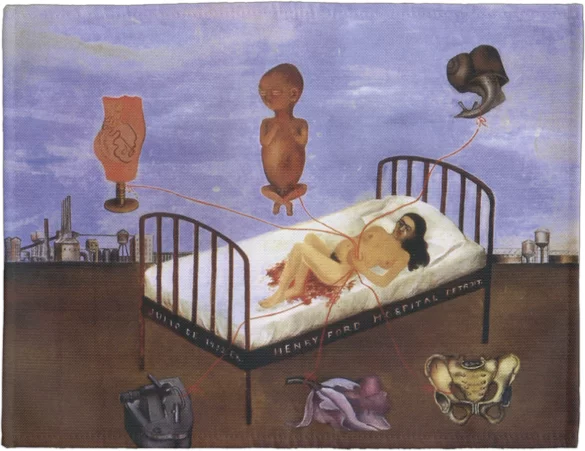Podkładka na stół Szpital Henry'ego Forda Frida Kahlo