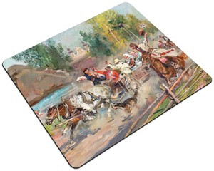 Podkładka Wesele krakowskie na drodze Wojciech Kossak 24x19cm