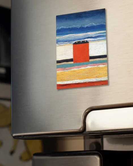 Magnes Czerwony Dom Kazimir Severinovich Malevich