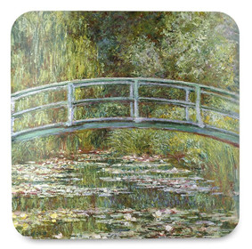 Podkładka pod kubek Most nad stawem z liliami wodnymi Claude Monet