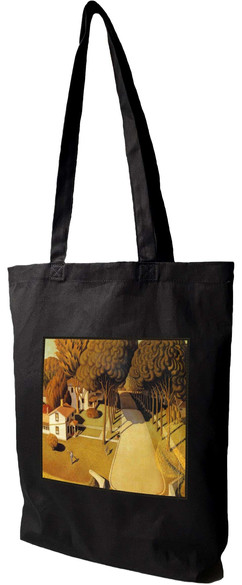 Torba z naszywką The Birthplace of Herbert Hoover Grant Wood