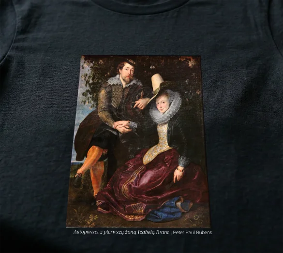 Koszulka z nadrukiem Autoportret z pierwszą żoną Izabelą Brant Peter Paul Rubens