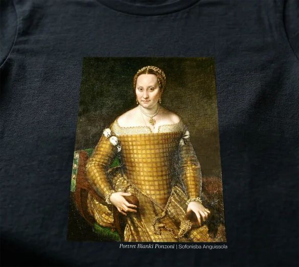 Koszulka z nadrukiem Portret Bianki Ponzoni Sofonisba Anguissola