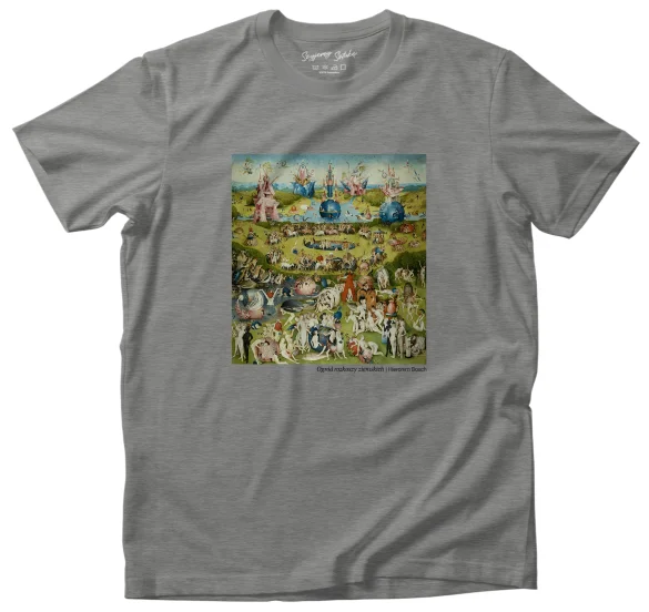 Koszulka z nadrukiem Ogród rozkoszy ziemskich Hieronim Bosch