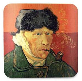 Podkładka pod kubek Autoportret z zabandażowanym uchem Vincent Van Gogh