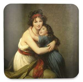 Podkładka pod kubek Autoportret z córką Élisabeth Vigée-Lebrun